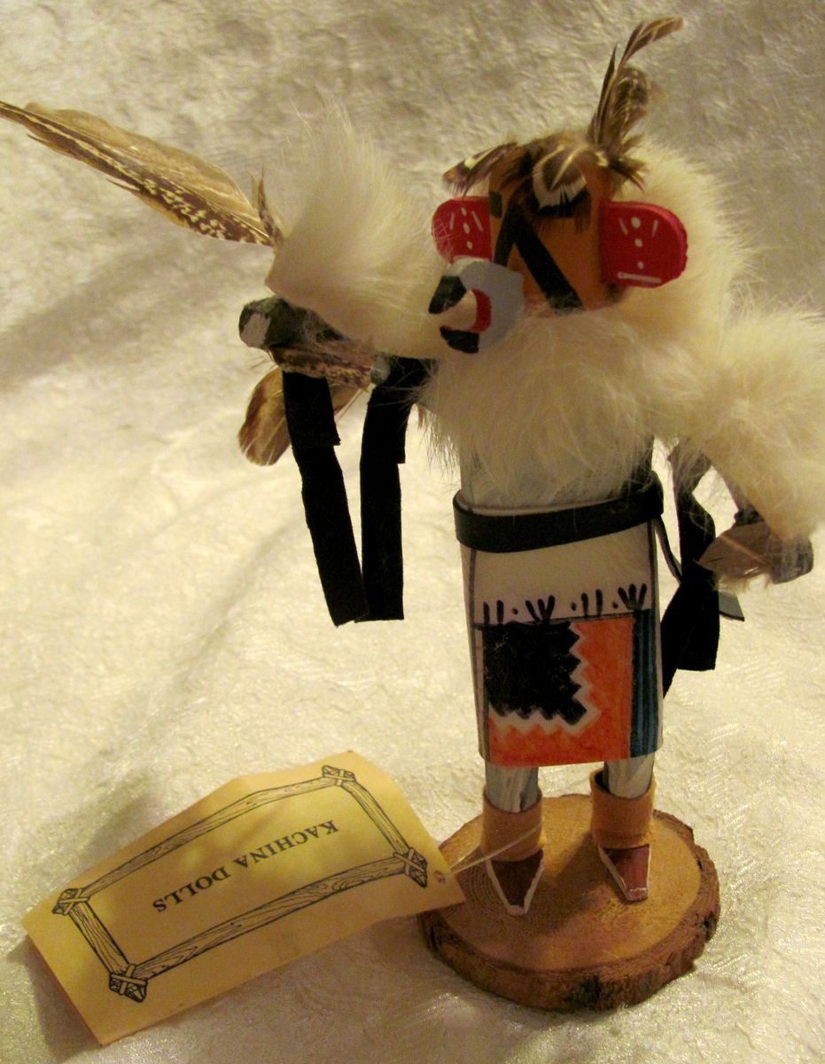 Indian Handmade KACHINA DOLL by Navajo Indians in New Mexico & Arizona