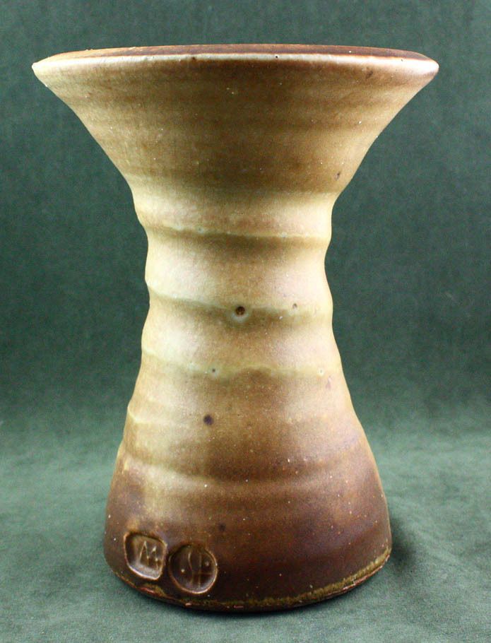 Studio Pottery Vase Early Work with Two Marks Minnesota Fine