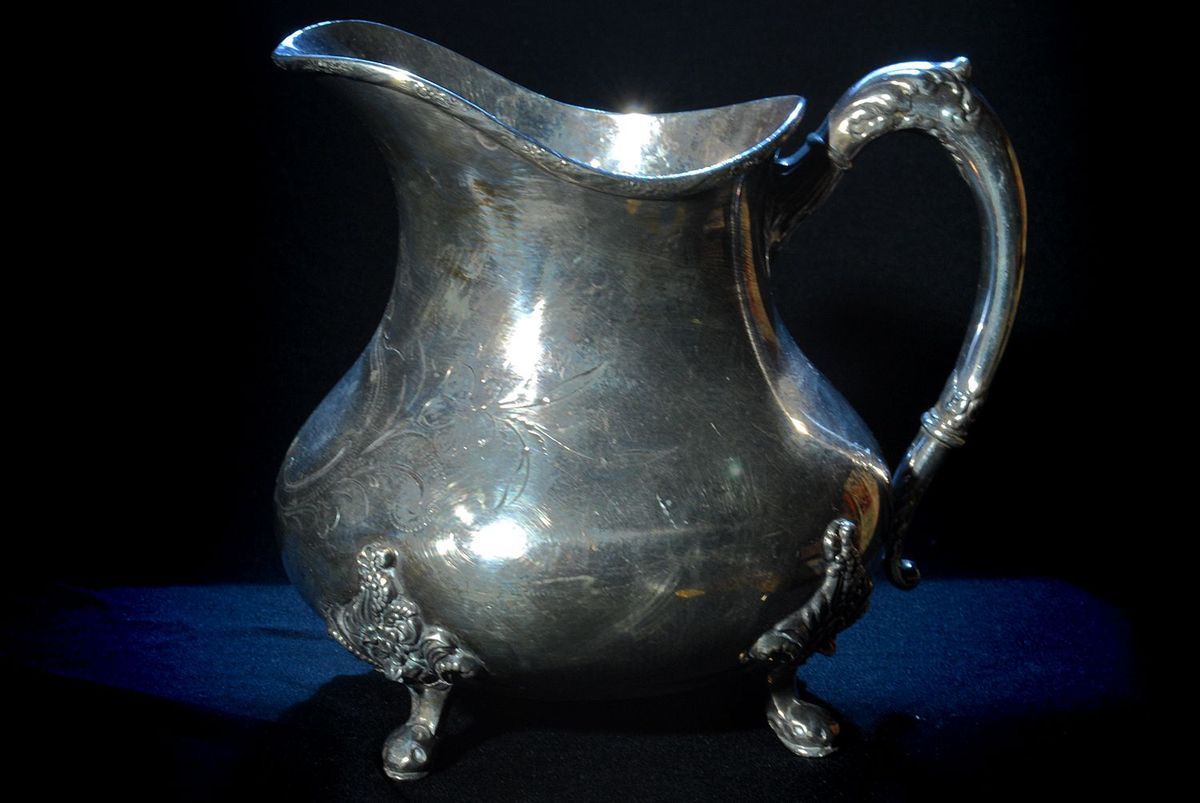 Antique Barbour Silver Co Quadruple Plate Pitcher 2825