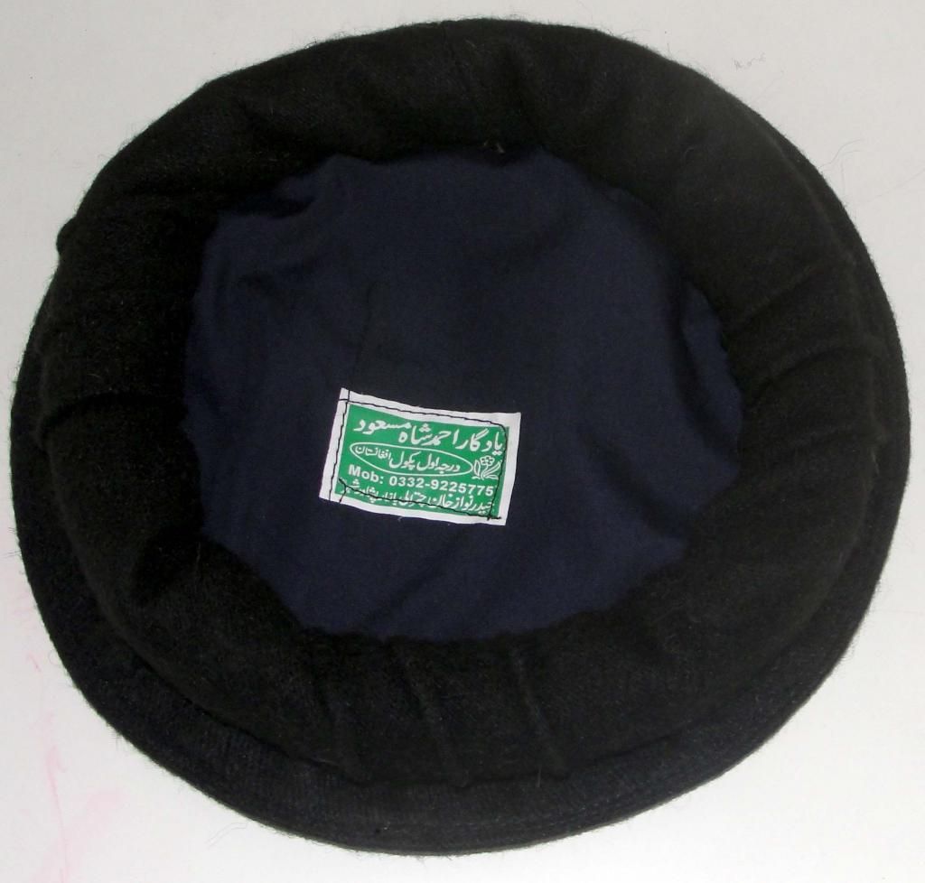 Pakol Hat Warm Winter Wool Top Beret Ahmad Shah Massoud Army