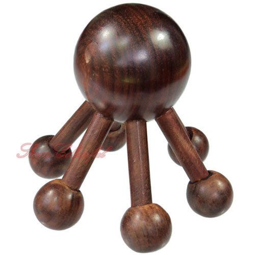 Asian Massage Therapy Shoulder Body Reflexology Relaxation Wood Spider