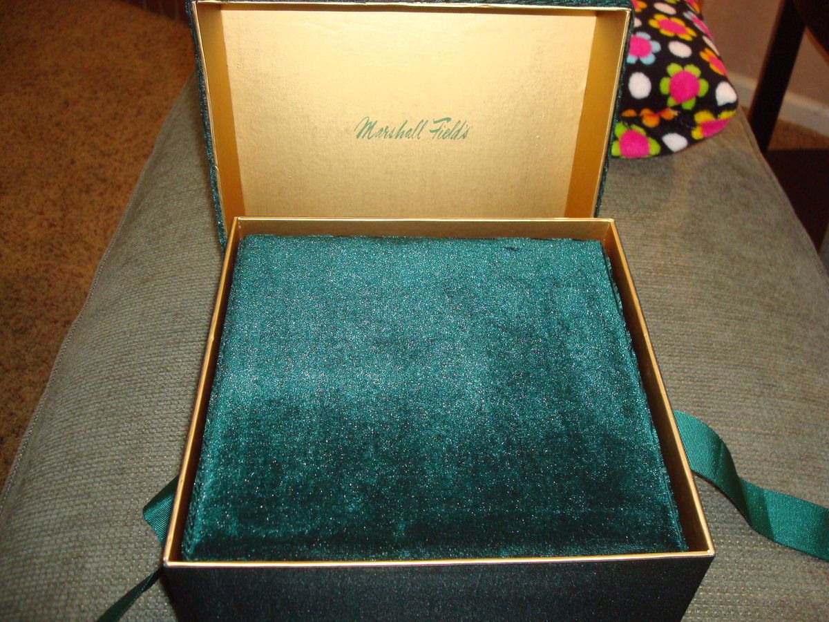 Marshall Field Velvet Boxes