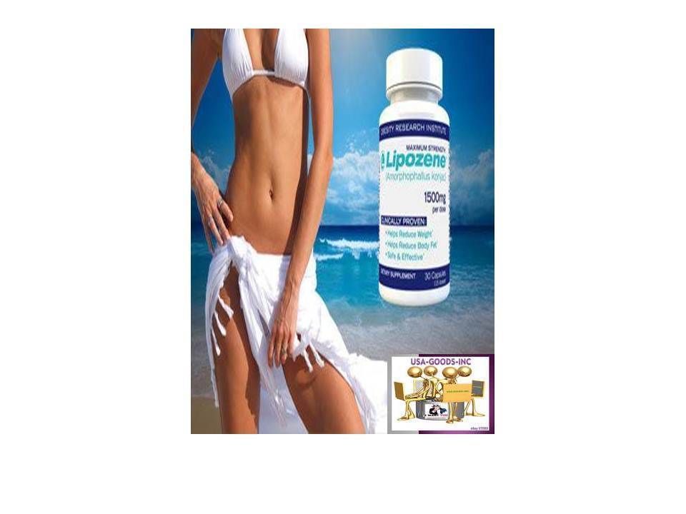 Lipozene 1500mg Maximum Strength 30 Capsules Weight Loss 