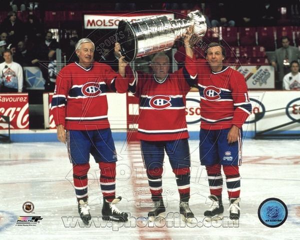 Montreal Canadiens Jean Beliveau Maurice Richard Guy Lafleur Stanley