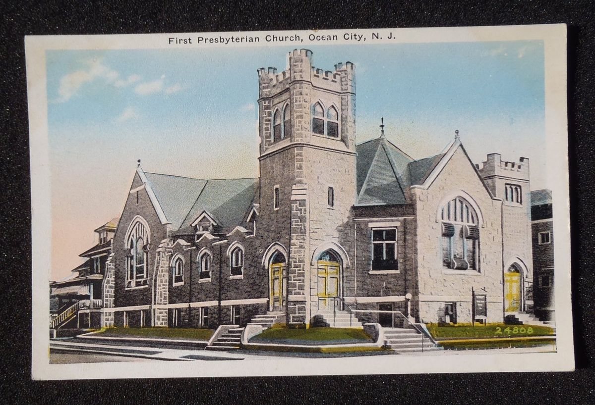 Church Ocean City NJ Cape May Co Postcard New Jersey