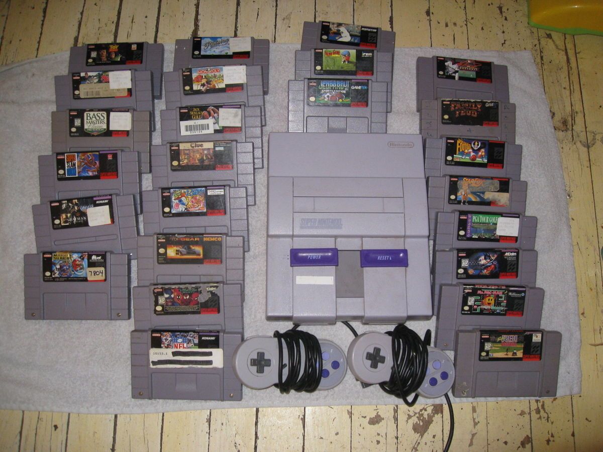 Super Nintendo 25 Games