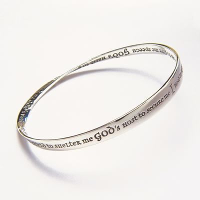 Mobius Strip Bracelet St Patricks Prayer