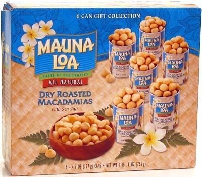 Dry Roasted Mauna LOA Macadamia Nuts Gift Set