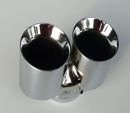 Porsche 987 Boxster Cayman NHP Chrome Exhaust Tip V2