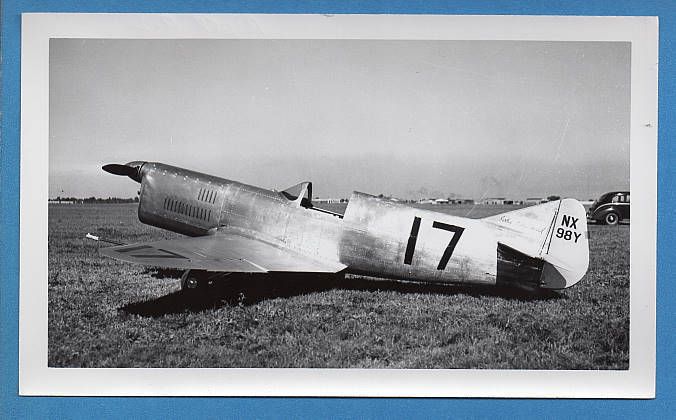 1938 Nationals Bushey McGrew B7M1 NX98Y Racer 17 Photo