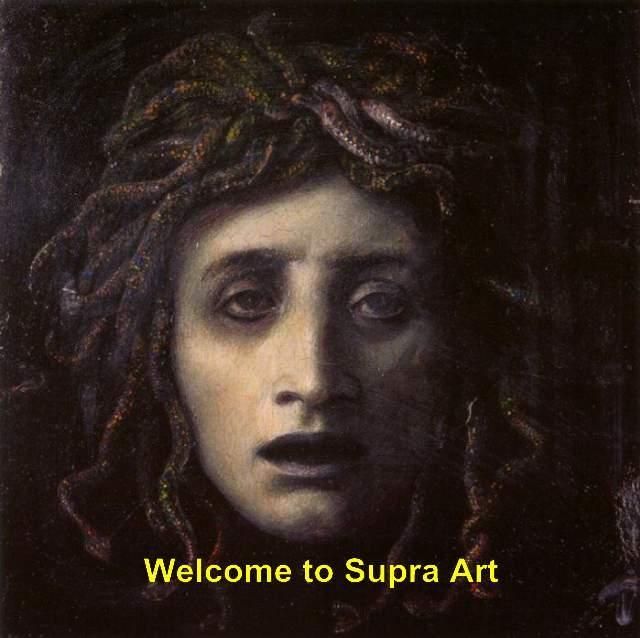 Medusa Arnold Bocklin Repro Oil Painting