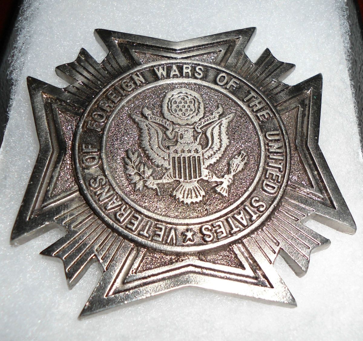 of Foreign Wars Belt Buckle VFW 2193 Melrose Park Illinois