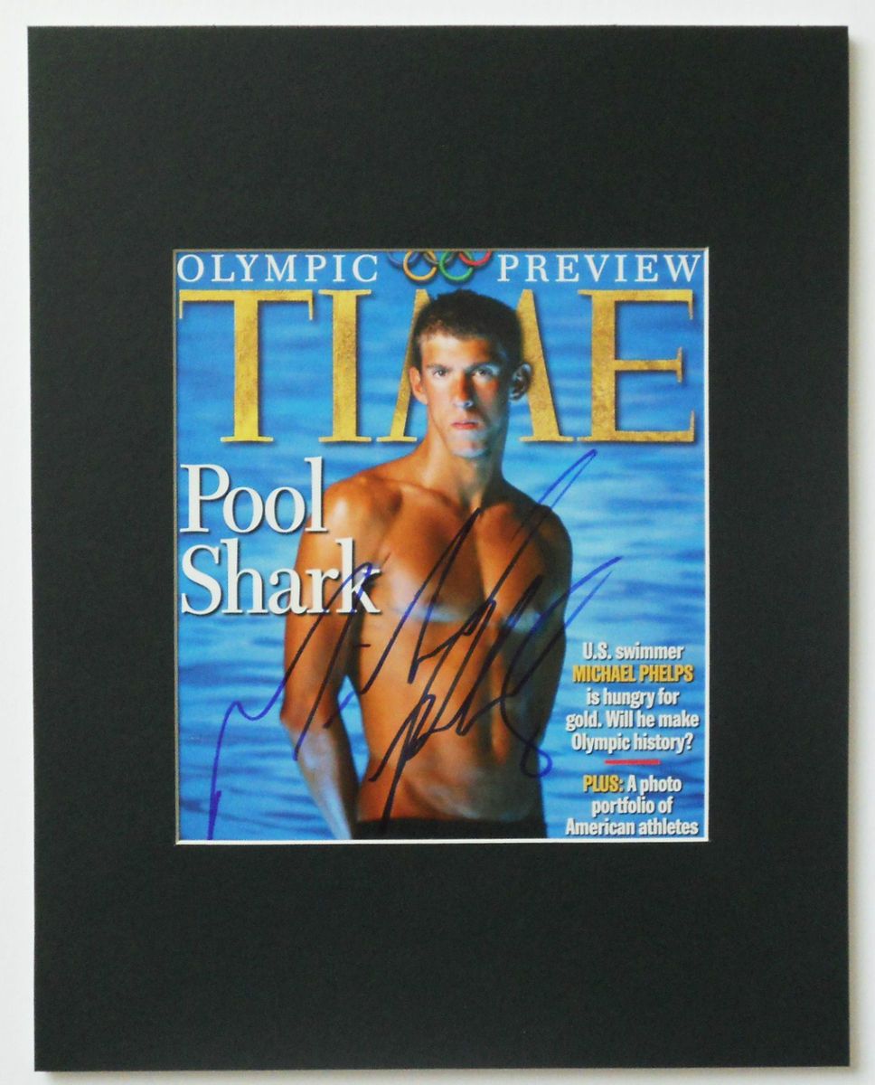 Michael Phelps Signed Autograph