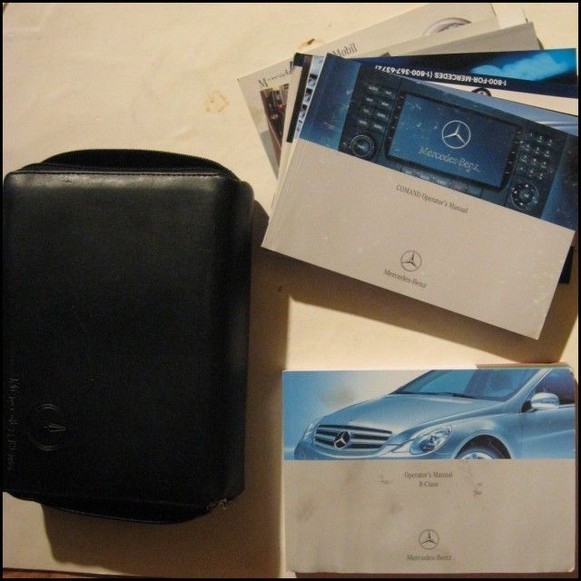 2006 Mercedes Benz R350 R500 Owners Manual Set w Nav 06