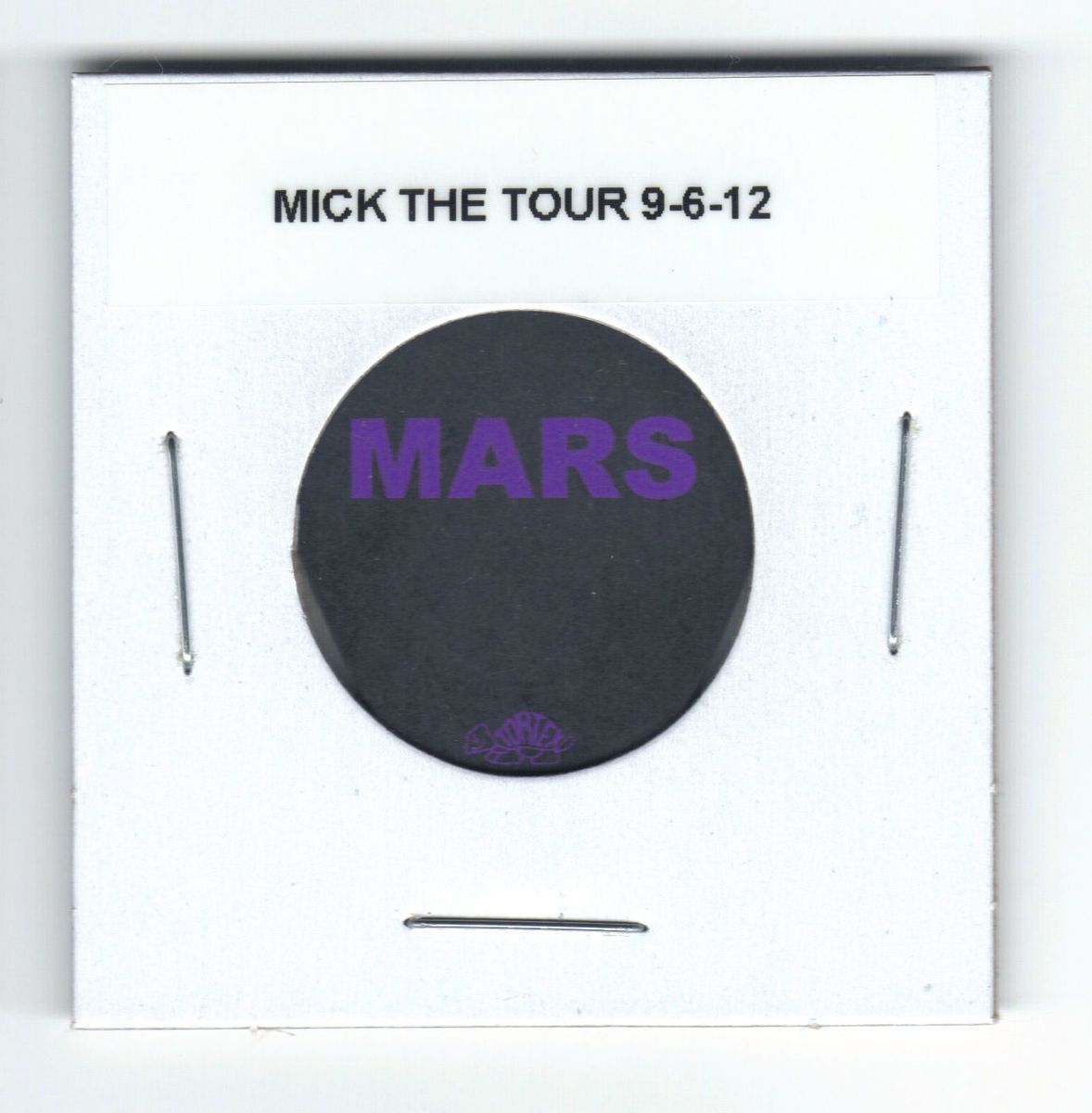 Motley Crue 2012 Mick Mars Tour Guitar Pick Look