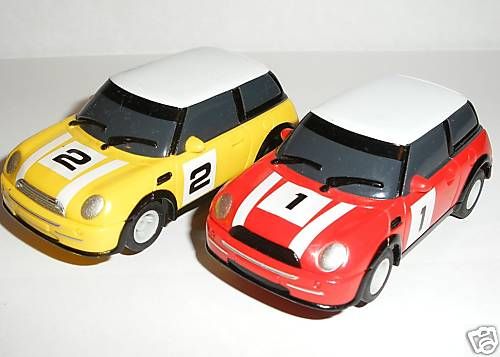 HO Scale Micro Scalextric Pair of BMW Mini NR Mint CDN