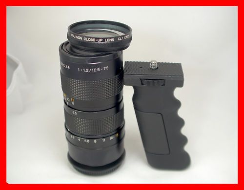 MICRO FOUR THIRDS MODIFIED C mount FUJI FUJINON 12 5 75mm f1 2 lens