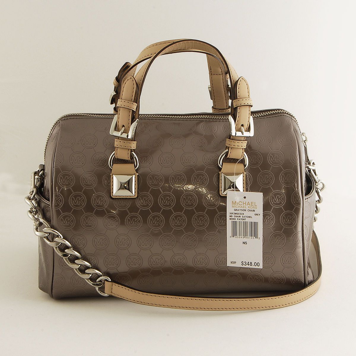 Michael Michael Kors Medium Grayson Monogram Satchel