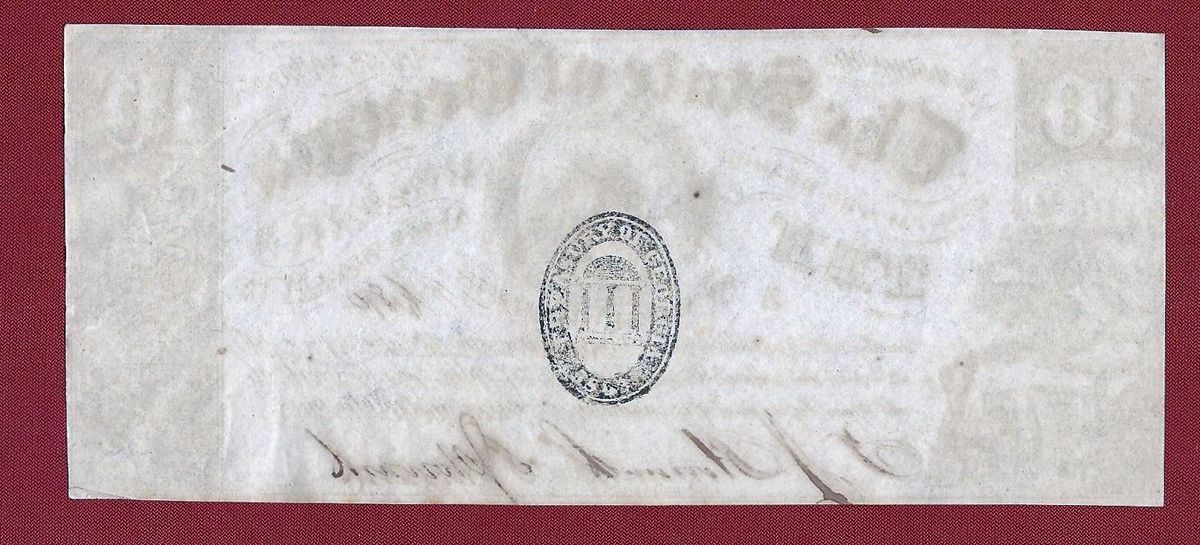 MARCH 20th,1865~MILLEDGEVILLE, GA.~CONFEDERATE TREASURY NOTE~AUCTION