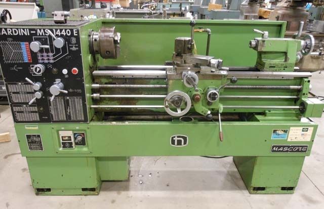 14 x 40 Nardini Geared Head Gap Bed Engine Lathe