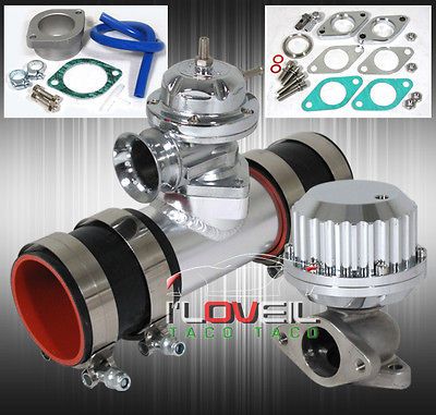 COMBO KIT   BLOW OFF VALVE BOV / EXTERNAL WASTEGATE / ADAPTER PIPE