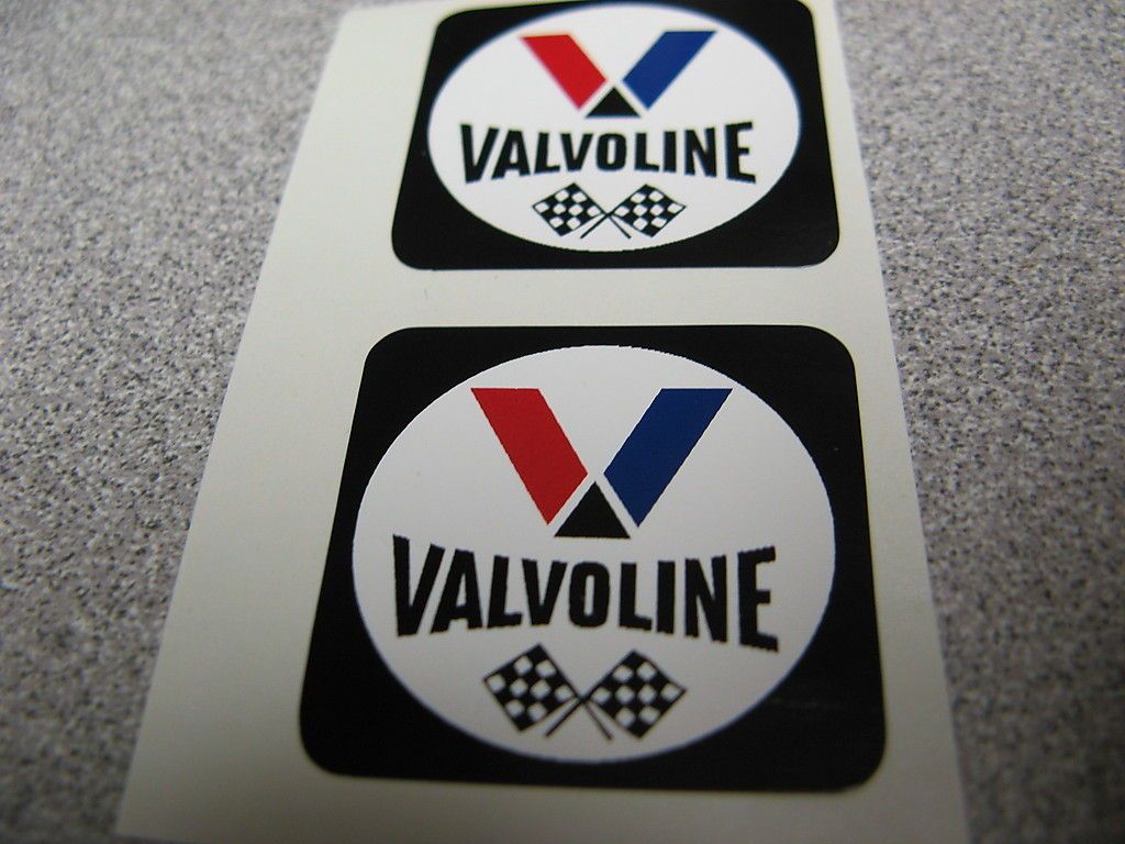 VALVOLINE RACING OIL CUSTOM GAS TRUCK TOY DECALS VINYL PEEL N STICK