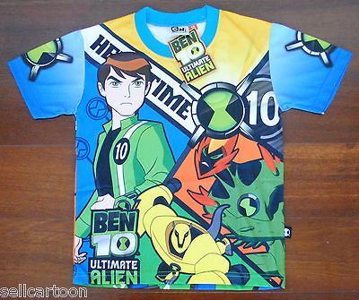 Ultimate Alian Boys Girls Kids T Shirt Sz 12 Age 8 9 #15 Cartoon Gift