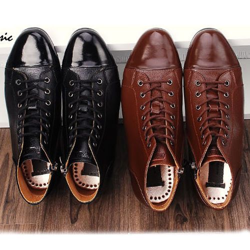 New Mens Dress Leather Shoes Formal Casual Black Ankle Boots Deluxe US