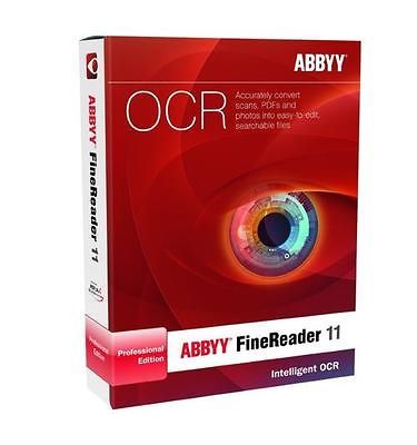 Abbyy Finereader 11 Professional Edition Upgrade