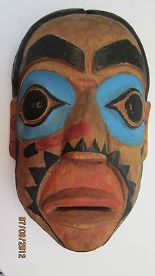 COAST, HAIDA SHARK MASK, CARVER ABNER JOHNSON SIGNED, TLINGIT RAVEN CL