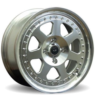 ROTA J MAG 15X7 4X100 ET40 67.1 AB POLISH RIMS WHEELS