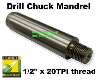 Planet MT2 DRILL CHUCK MANDREL wood turning lathe DM2A