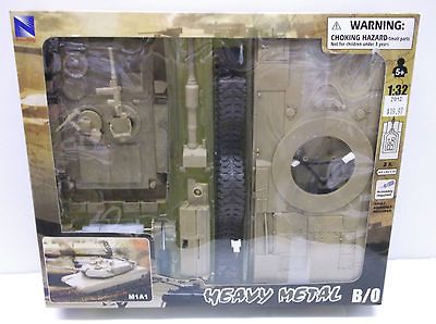 NEW RAY 1/32 HEAVY METAL BATTERY OPERATED M1A1 PLASTIC MODEL KIT BNIB