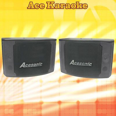 Acesonic SP 280 SP280 120W 8 Ported Karaoke Speaker System (Pair) NEW