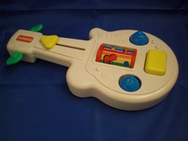Vintage 1988 Playskool Busy Guitar Baby Activity Toy