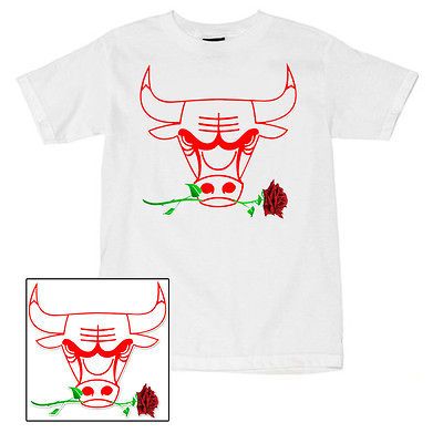 Rose Bulls FREE Sticker Custom Design NBA Chicago Bulls T Shirt