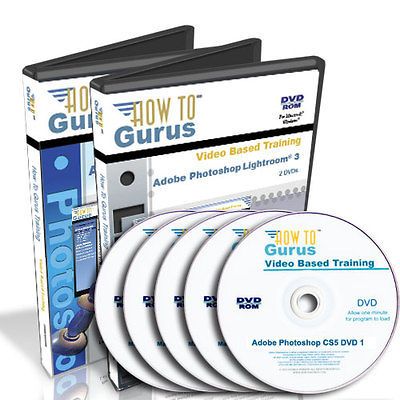 PHOTOSHOP CS5 plus LIGHTROOM 3 Training 38hrs 5 DVDs