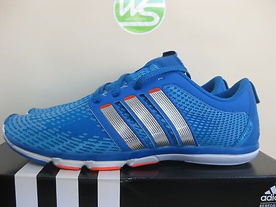 NEW ADIDAS Adipure Gazelle Mens running shoes Blue/Silver; Size 11.5