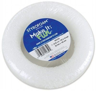 Flora Craft W61WS Styrofoam Wreath 5 7/8X1 3/16 1/Pkg