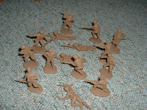 Matchbox 1/32 54mm WW2 8th Army 15 figures Lot 3