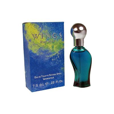 Wings Mini Fragranced Aftershave Natural Vaporisateur For Men 7.5ml