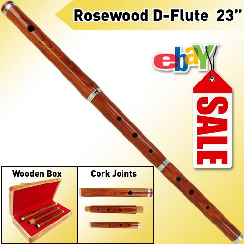 Irish D Flute Fully Playable 3 Piece In Case New