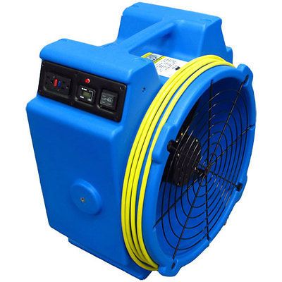 BLUE B AIR 1/4 HP FAST CARPET DRYER FAN BLOWER DRYING