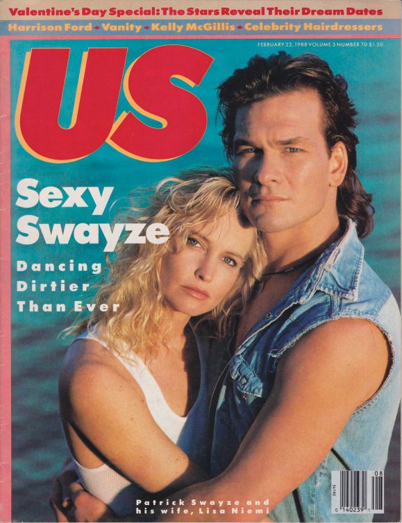 PATRICK SWAYZE & WIFE LISA NIEMI Harrison Ford KELLY McGILLIS Top Gun