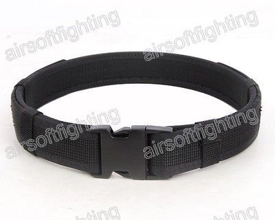 Airsoft 1.5 Tactical Load Bearing Cambat Duty Web Belt Black A