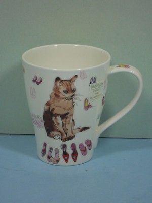 Fine Bone China Sloway Shape Mug Purrfect Cats by P. Alice ENGLAND