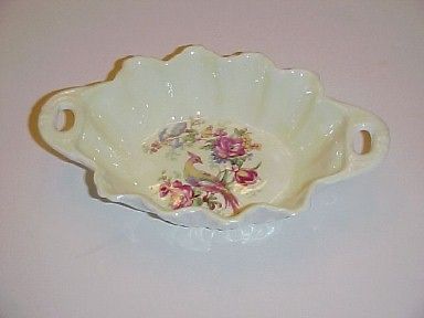 Paragon Queens China RockinghamYell ow Fluted Mint Dish