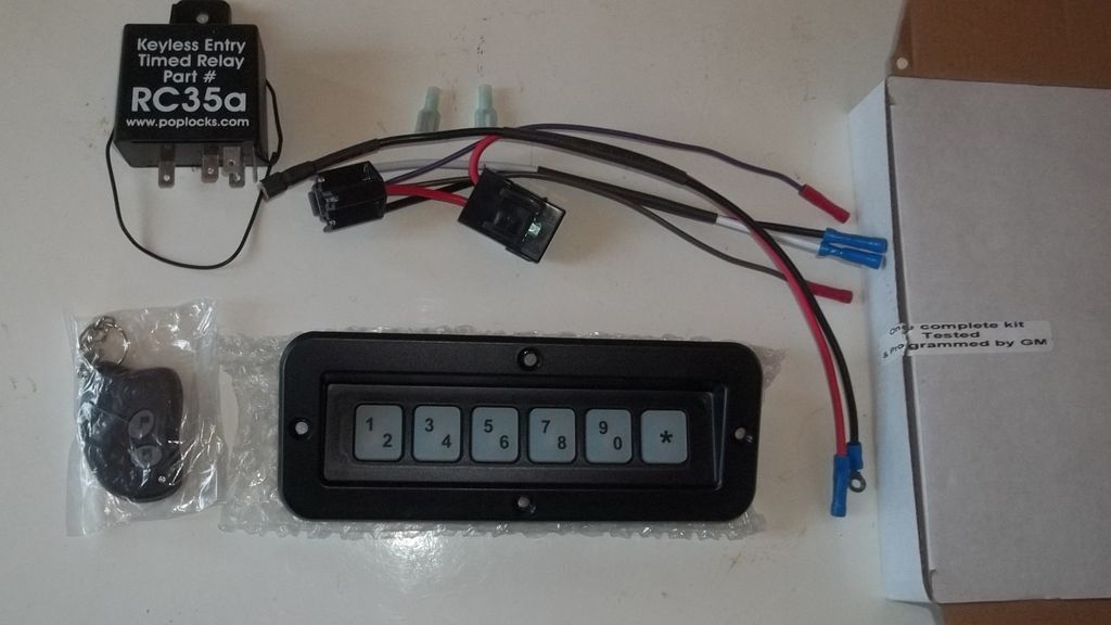 TOYHAULER Keyless Entry Security System HDC HD007 RC35a Relay Control