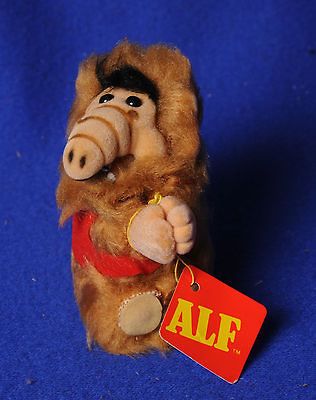 Alf (TV Show) plush stuffed small alf gripper wearing red shirt