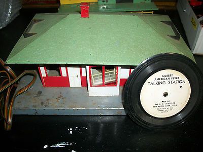 AMERICAN FLYER THE TALKING STATION PARTS LOT NO BOX   USED  RECORD